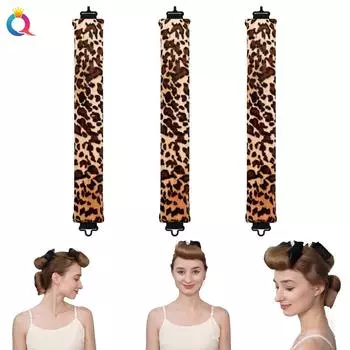 Резиновая плойка для завивки волос No Heat щипцы для завивки волос Big Wave щипцы для завивки волос Sleep Curling Conus as the picture