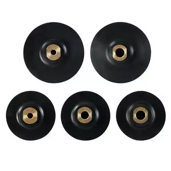 Резиновая подложка Гибкая мягкая застежка-липучка Резиновая подложка для угловой шлифовальной машины Влажная сухая полировка кромки стола