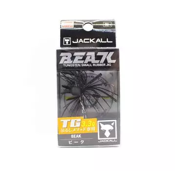 Резиновая приманка Jackall с вольфрамовым клювом, силуэт 3,3 грамма?Черный дым (2043)