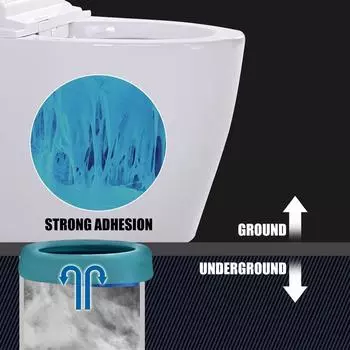 Резиновая прокладка для фланца унитаза, простая установка, смещенный фланец унитаза, обеспечивает герметичность и отсутствие запахов в ванной комнате