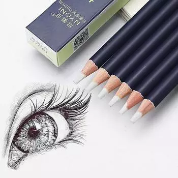 Резиновая ручка-ластик, кончик ручки-карандаша, резиновый тип 1/3/6 шт., высокоточный ластик для карандашей для манги, художественные принадлежности N2810