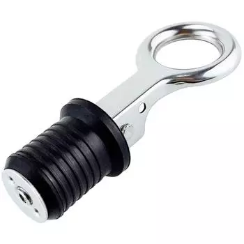 Резиновая сливная пробка из нержавеющей стали 304, плотно защелкивающаяся, корпус, трюм Livewell, транец, морская дамба, аксессуары для морских лодок Suitable for 25mm drain hole