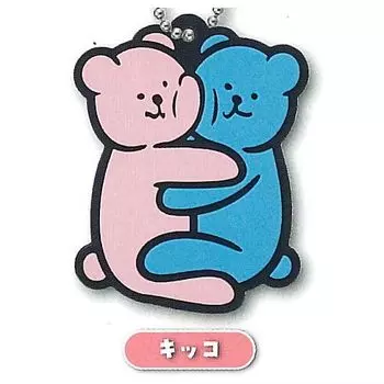 Резиновая талисман повседневной жизни Gacha Gacha Capsule Toy Panpan-kun s [6.Kikko] (один предмет)