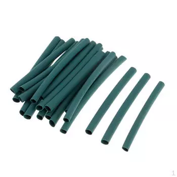 Резиновая термоусадочная трубка из 20 частей для ловли карпа, трубка для снастей для ловли карпа зелёный