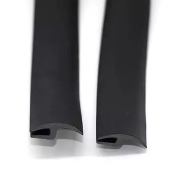 Резиновая уплотнительная лента для кромки окна автомобиля, лобового стекла, крыши, типа H, гладкая уплотнительная лента для поверхностей, внутренняя пылезащитная уплотнительная лента