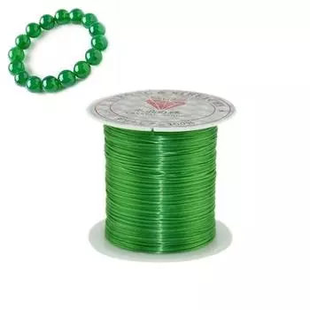 Резиновая веревка браслет бисероплетение нить DIY изготовление ювелирных изделий шнур проволока нить бисер 0,5 мм растягивающийся эластичный прочный 10 м розовый