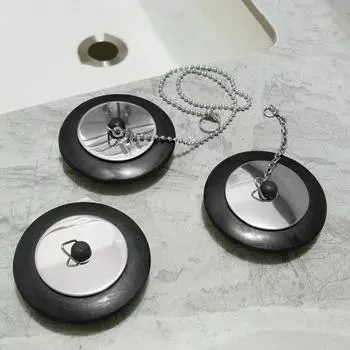 Резиновая заглушка для слива раковины с удобным крючком. Инструмент для предотвращения засора раковины. A