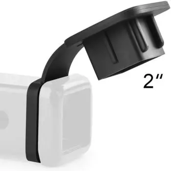 Резиновая заглушка крышки сцепного устройства прицепа подходит для 2-дюймовых ресиверов класса 3 4 5 для Toyota Ford Jeep Chevrolet Nissan Ram PT228-35960-HP чёрный