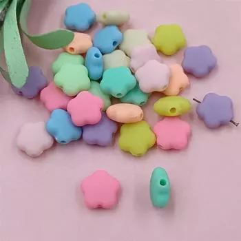 Резиновые браслеты, бусины с цветами, свободные бусины 15*7 мм, 10 цветов, ожерелье «сделай сам», изготовление ювелирных изделий, 30 шт., модные синий