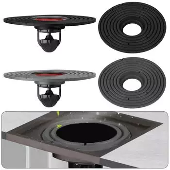 Резиновые переходные кольца для слива Кольца-редукторы для слива Резиновые переходные кольца для слива Простая установка для сантехники 2 чёрный