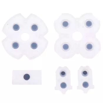 Резиновые проводящие кнопки контроллера, силиконовые кнопки для ремонта PS4, запасная часть