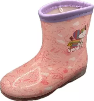 Резиновые сапоги Детские резиновые сапоги Ботинки Детские Снупи [Peanuts] розовый