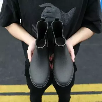 Резиновые сапоги для готовки, низкие, для мужчин, короткие, для поваров, для кухни, удобные, для работы на открытом воздухе, дизайнерские резиновые сапоги в продаже 40