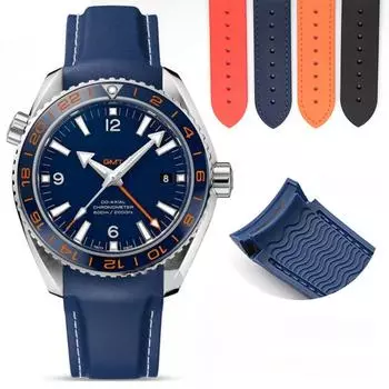 Резиновые силиконовые часы с ремешком Haima 300 Super Series Watch Chain 20mm чёрный