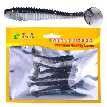 Резиновые спиннинговые приманки Ложные приманки Приманки для окуня Силиконовые приманки для рыбалки Искусственные приманки для ловли окуня Снасти для ловли карпа 7.5CM