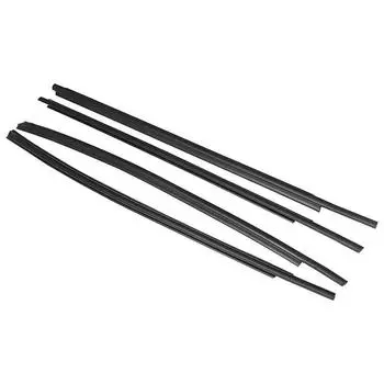 Резиновые уплотнительные полосы для окон автомобиля для Toyota Tundra Crew Max 2007-2018 (4 двери) Для Тойота Тундра 2007-2020 (2 двери)
