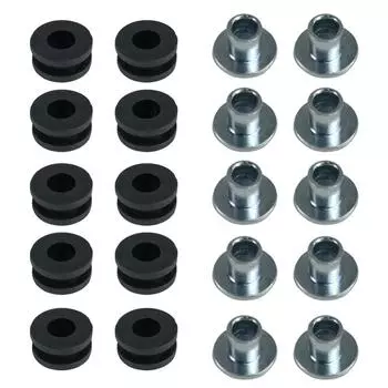 Резиновые втулки болт универсальный для Honda Yamaha Suzuki Kawasaki обтекатели автомобильные аксессуары мотоциклетные резиновые втулки болт прочный серебряный
