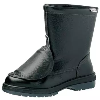 Резиновые защитные ботинки JIS Standard Half Boots Regular Work Wide Toebox Instep Protector RT940 Instep Professional Black cm [Midori Anzen] 26.0 чёрный