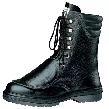 Резиновые защитные ботинки JIS Standard Long Shoes Regular Work Wide Toebox Instep Protector RT930 Instep Professional Black cm [Midori Anzen] 27.0 чёрный