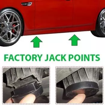 Резиновый адаптер для разъема Jack Pad для BMW 3, 4, 5 серии E46 E90 E39 E60 E91 E92 X1 X3 X5 X6 Z4 Z8 1M M3 M5 M6 F01 F02 F30 F10 чёрный