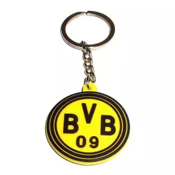 Резиновый брелок с эмблемой Дортмунда [kr140]