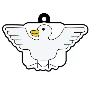 Резиновый чехол для ключа от Girls Panzer Movie Duck Team Goods GPKC-7 &