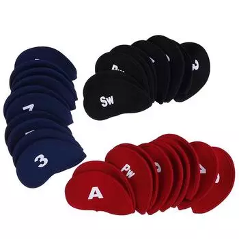Резиновый чехол для клюшки для гольфа Putter Head Cover для защиты клюшки Wedge Iron Head Cover чёрный