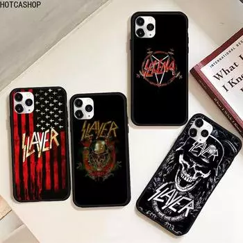 Резиновый чехол для телефона Slayer Heavy Metal Rock Band для iPhone 12 pro max mini 11 pro XS MAX 8 7 6 6S Plus X 5S SE 2020 XR iphone 11
