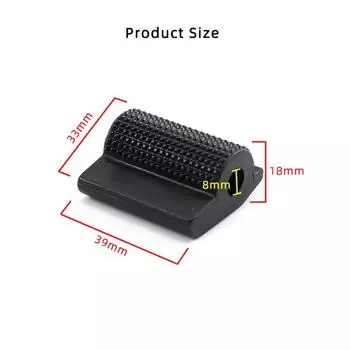 Резиновый чехол на педаль рычага переключения передач мотоцикла, протектор обуви, гель для пальцев ног для Kawasaki Honda Yamaha Moto Accessories 9 мм чёрный