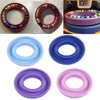 Резиновый держатель шпульки для швейной машины, органайзер для шпульки для шитья и вышивки One Size розовый