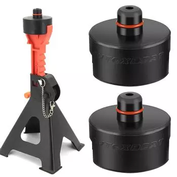 Резиновый домкрат двойного назначения, адаптер для подставки, шайбы, подходят для автомобильного домкрата, напольный домкрат для Tesla Model 3 Model S Model X Model Y, новинка чёрный