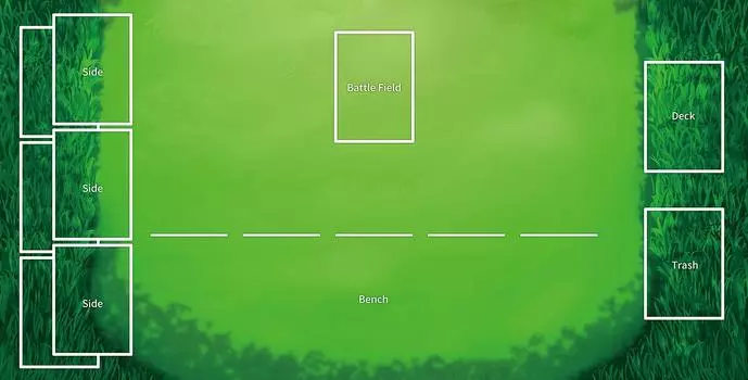 Резиновый игровой коврик с изображением покемонов God of Toys Pokeka 60 x 30 см, чехол для хранения в комплекте