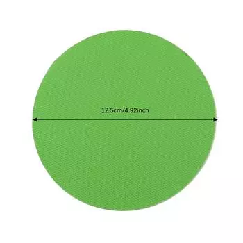 Резиновый коврик для открывания бутылок Силиконовые накладки для открывания бутылок Нескользящий коврик для открывания бутылок Round зелёный