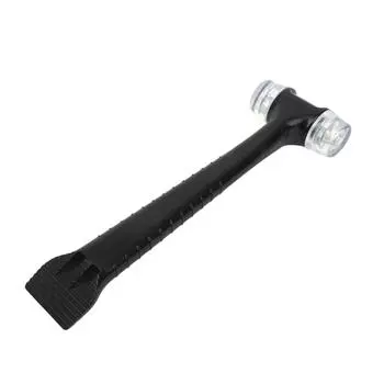 Резиновый молоток 2 в 1 для установки, пластиковый скребок для проектов по укладке напольной плитки, окон с эргономичной ручкой