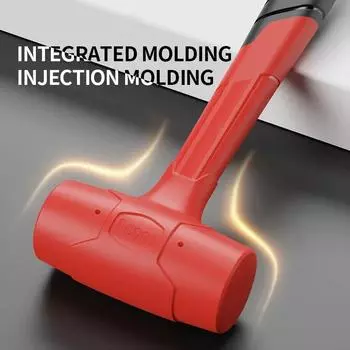 Резиновый молоток для плитки, полов, плитки, неэластичные молотки, деревянные ручки, резиновые молотки для установки мебели