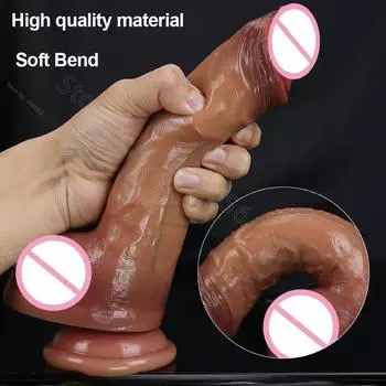 Резиновый пенис силиконовые взрослые принадлежности анальный секс игрушка длинный дилдо анальный сексшоп к киске сексуальные дилдо женщина дитс протез полового члена секс