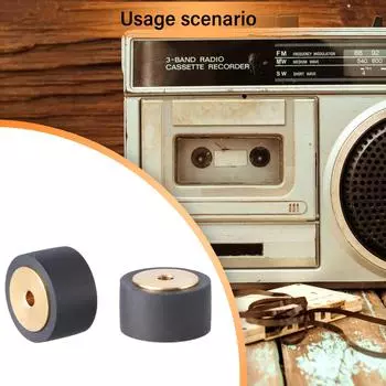 Резиновый прижимной ролик для шкива ремня магнитофона 11,8x7x6,5/11,8x8x6,5 для рекордеров обеспечивает стабильный звук и долговечность A