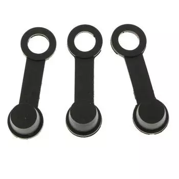 Резиновый пылезащитный чехол для колпачка винта прокачки тормозного суппорта, простая установка, черный 20pc