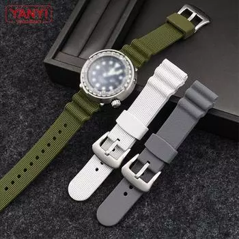 Резиновый ремешок для часов 22 мм для Seiko PROSPEX, силиконовый ремешок для дайвинга, водонепроницаемый спортивный мужской сменный браслет, аксессуары для часов