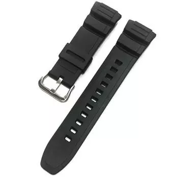 Резиновый ремешок с пряжкой для часов Casio MCW-110H 100 W-S220 HDD-S100 5434, аксессуары для часов