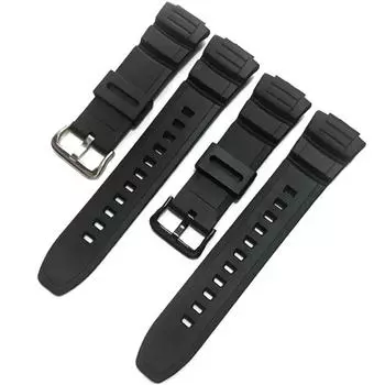 Резиновый ремешок с пряжкой для часов Casio MCW-110H 100 W-S220 HDD-S100 5434, аксессуары для часов