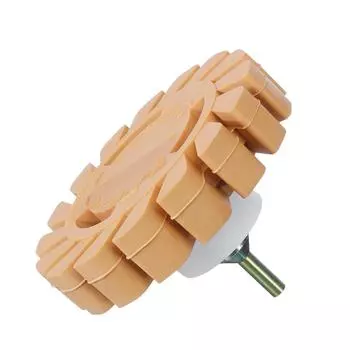 Резиновый шлифовальный круг для удаления автомобильного клея, клейкой ленты, наклеек, декалей, маркировки 2