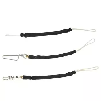 Резиновый шоковый шнур для подводной охоты с поворотным вертлюгом из нержавеющей стали/поворотным хвостиком для стрельбы из ружья, позволяющий избежать потери улова 01