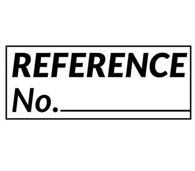 Резиновый штамп для печати без самонаведения Штамп для офиса с чернилами для домашнего офиса, 47 x 20 мм фиолетовый