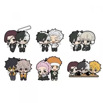 Коллекция резиновых талисманов Buddy WIND BREAKER (BOX) приблизительно. Талисман из ПВХ-резины 70 мм с шариковой цепочкой