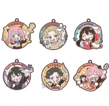 Резиновый талисман Могумогу 65 мм ПВХ резиновый талисман с шариковой цепочкой SPYFAMILY(BOX) Прибл.