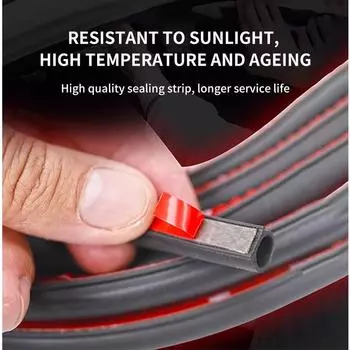 Резиновый уплотнитель для двери автомобиля Звукоизоляционный противопылевой уплотнитель для двери автомобиля Защитный стилист для двери/капота/багажника Водонепроницаемые уплотнители