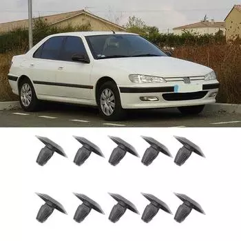 Резиновый уплотнитель Молдинг двери и багажника Уплотнитель клипсы для Peugeot для 206 206+ 206 Sw 307 307 Sw 406 Уплотнитель клипса Дверной уплотнитель Монтажные клипсы 10X
