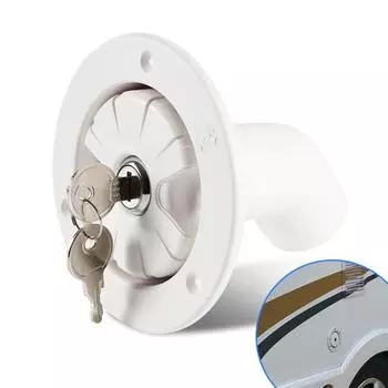 Резиновый запираемый герметичный вход для пресной воды, автодом, кемпер, лодка, аксессуар для автофургона белый