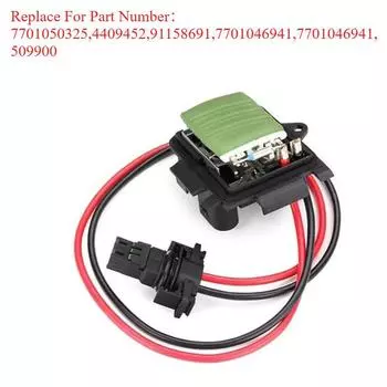 Резистор регулятора вентилятора автомобильного обогревателя/вентилятора подходит для Nissan Primastar 2001-2019 X86 91158691,7701046941